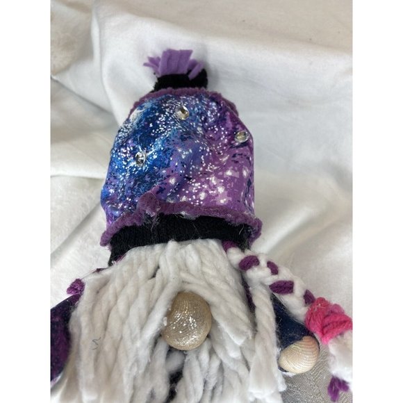 Gnomes Handmade Plush Purple Galaxy  9in Tall Gift Collection Decoration Piece - Picture 1 of 5
